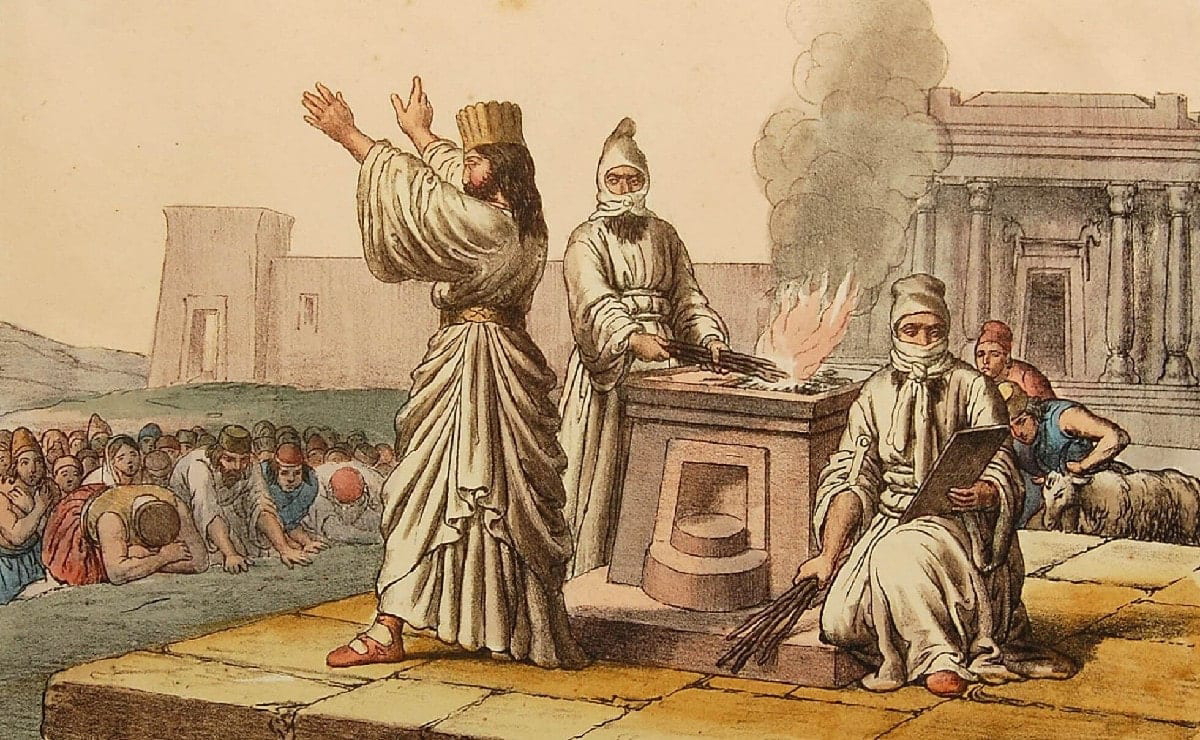 print zoroastrian priests