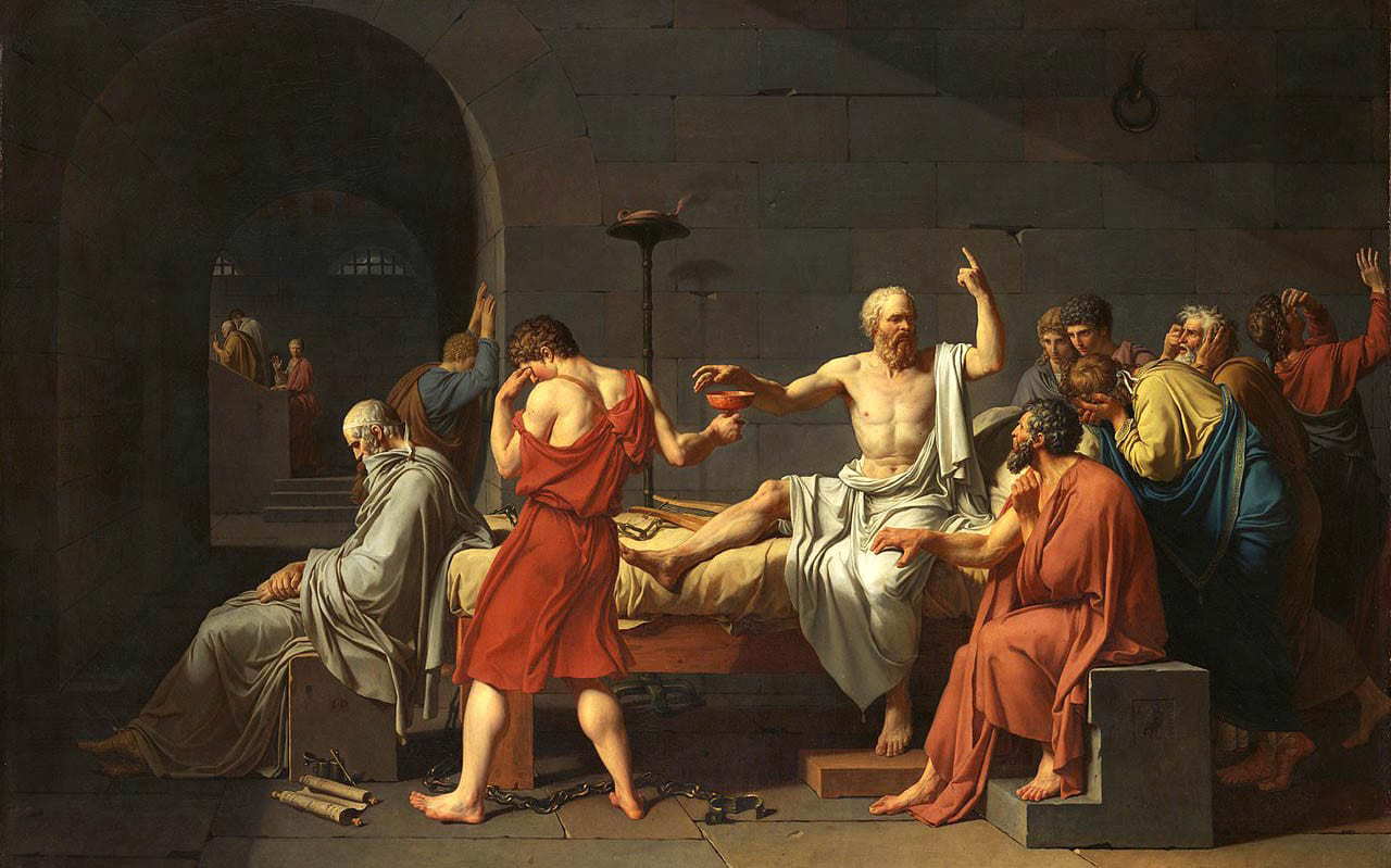 the death of socrates