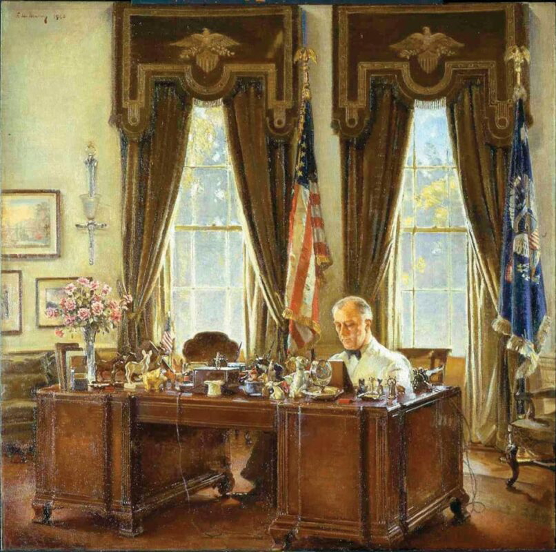 franklin delano roosevelt oval office
