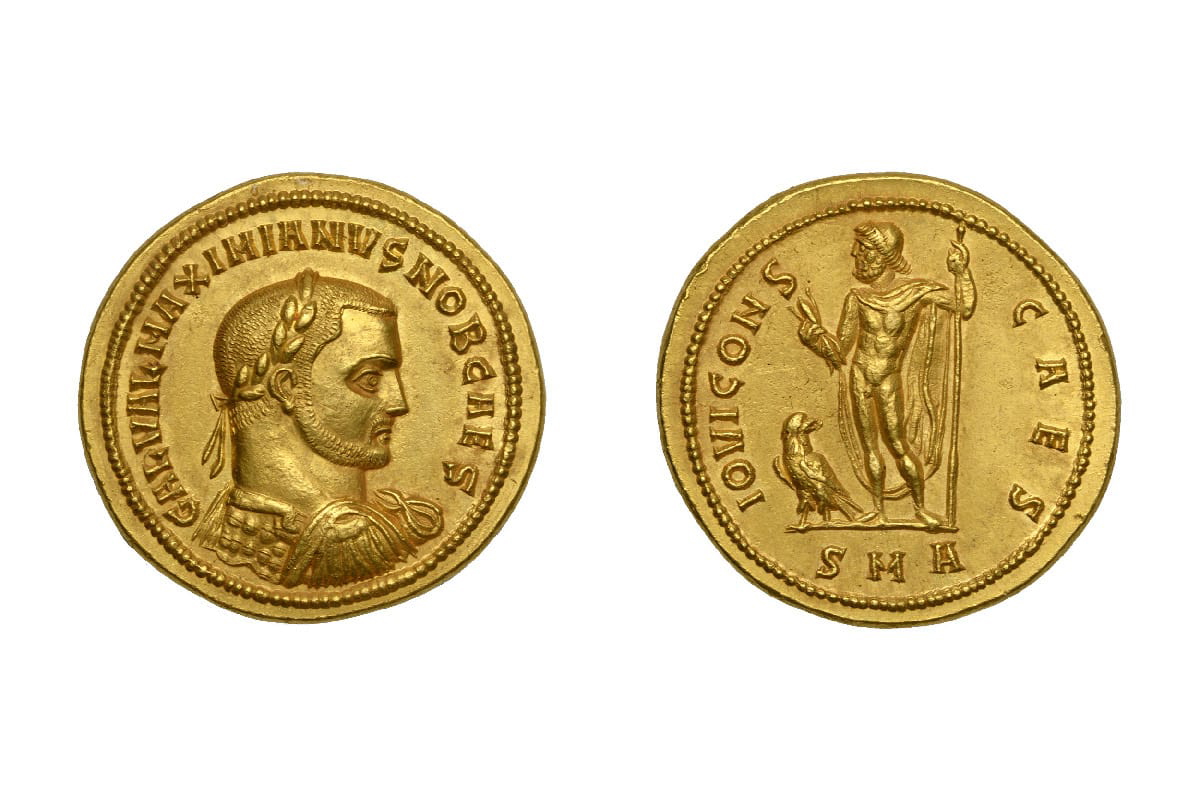 galerius gold medallion