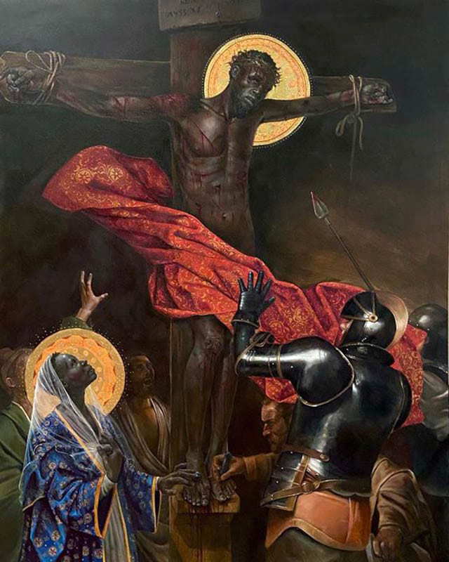 harmonia rosales the crucifixion