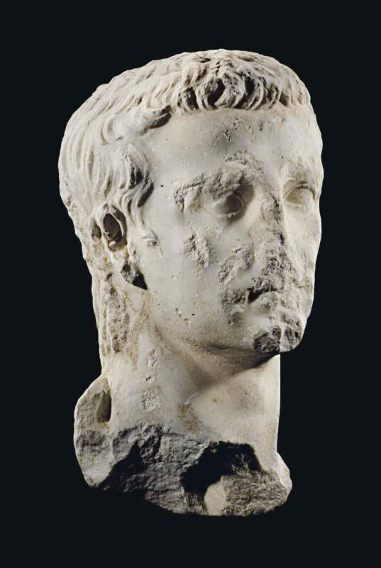 roman marble portrait caligula