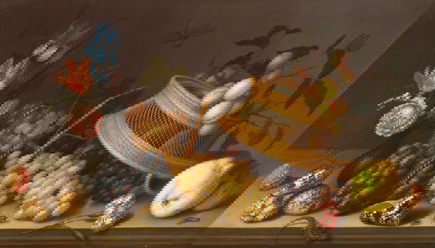still life with flowers
