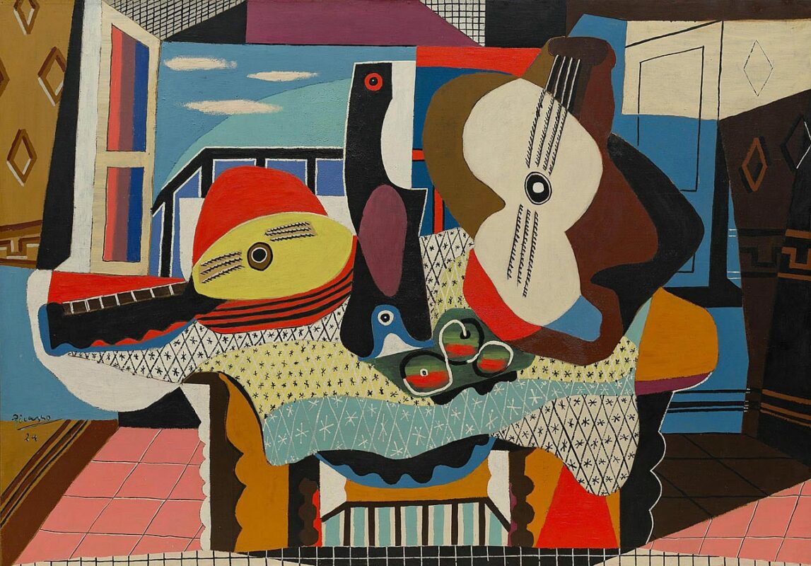 mandolin and guitar pablo picasso