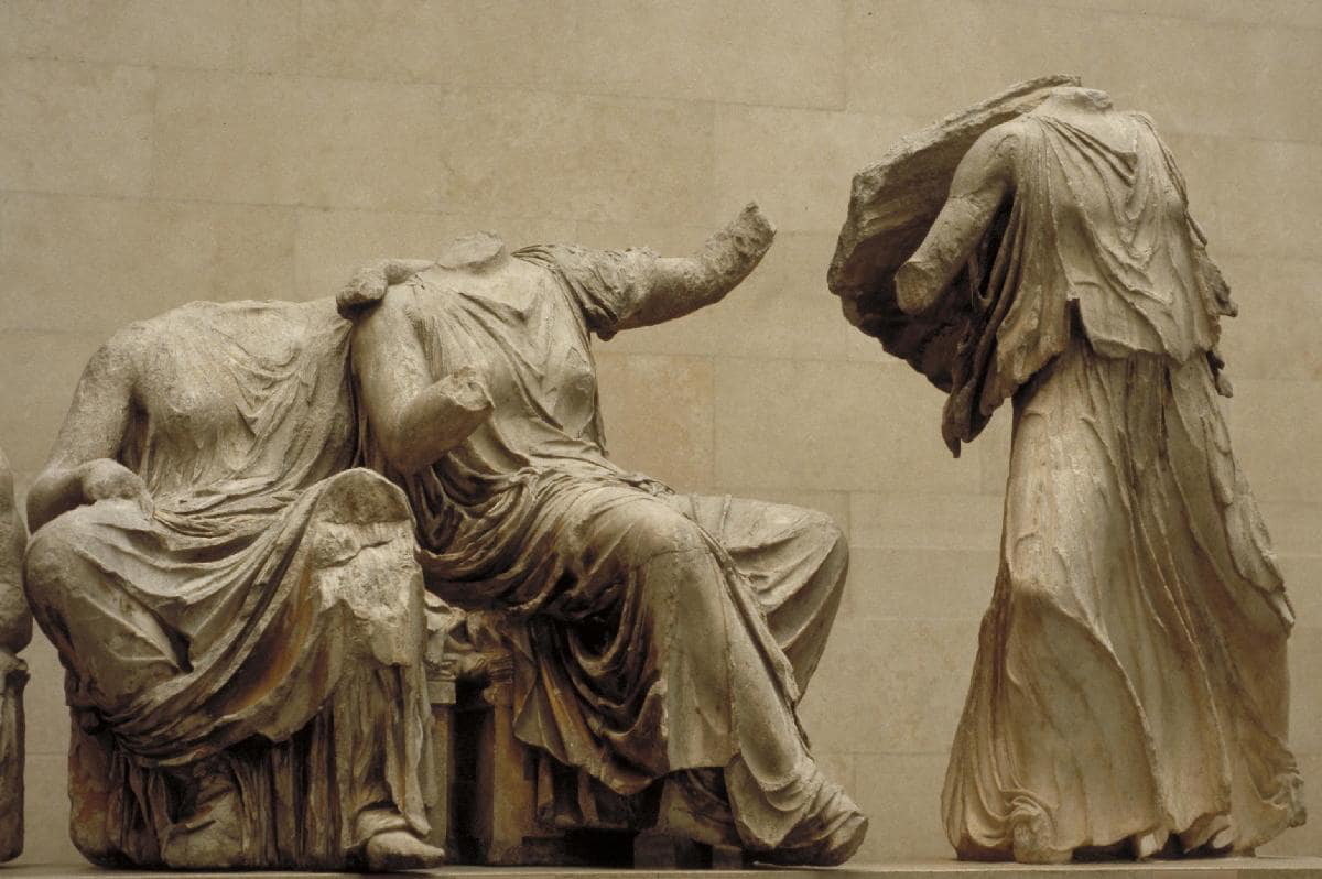 parthenon east pediment demeter kore