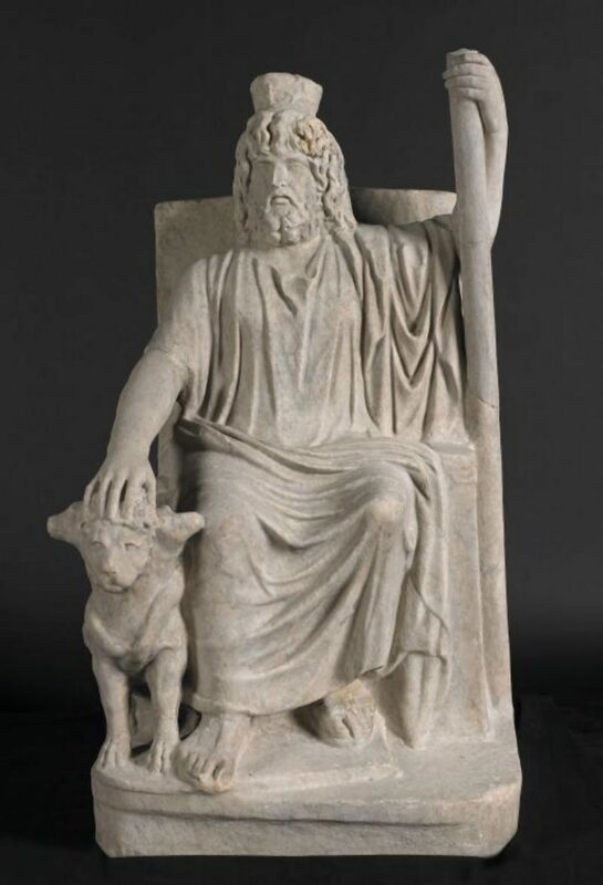 roman statue serapis