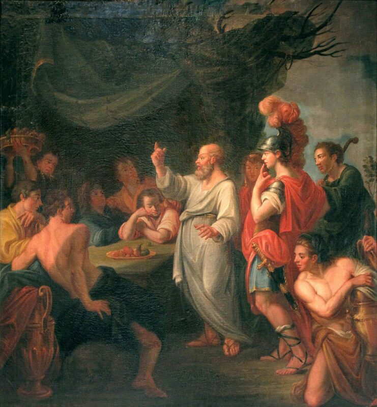 socrates teaching perikles