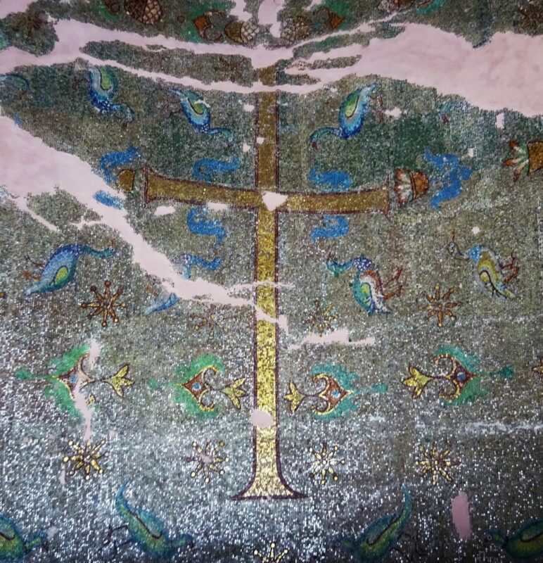cross mosaic niche rotunda