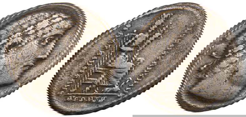 silver coin constantine
