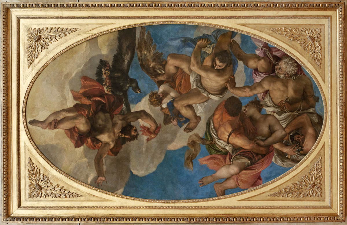 jupiter hurling thunderbolts