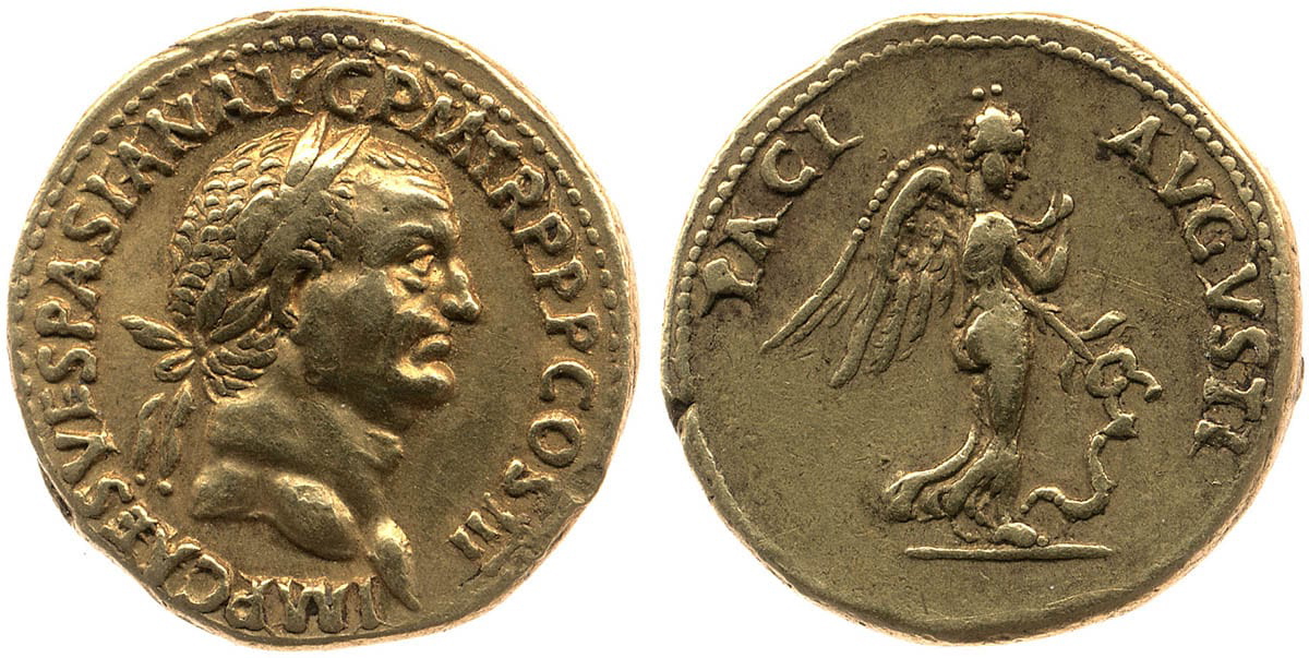 vespasian gold aureus