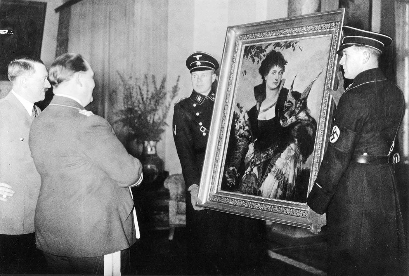 Hans Makart Falconer Hitler hermann Goering photograph