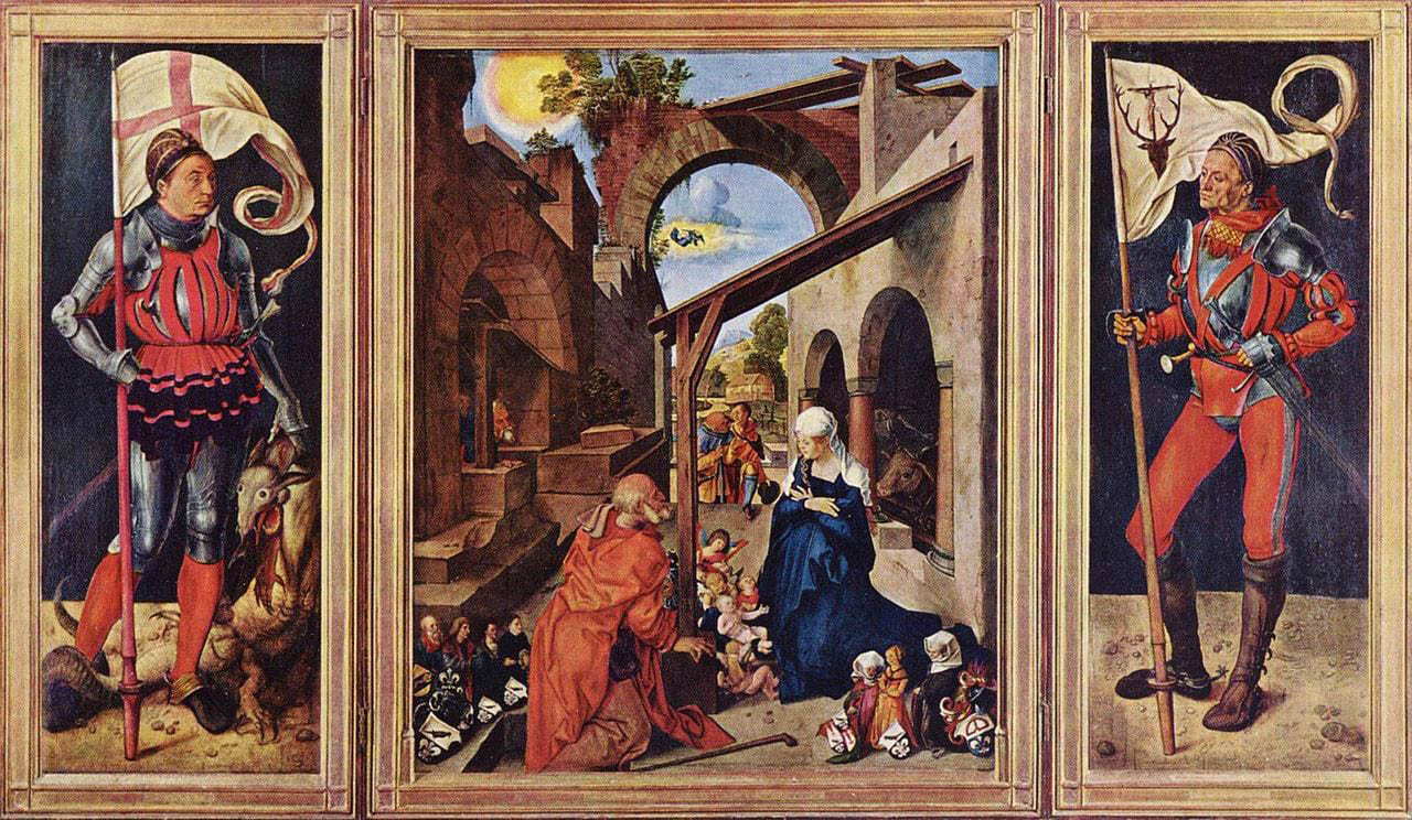 paumgartner altar birth of christ