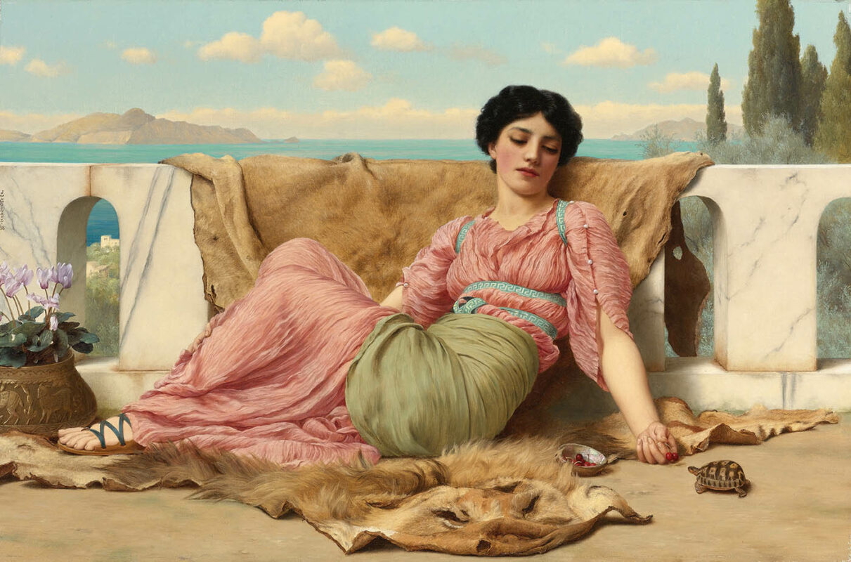 the quiet pet john william godward