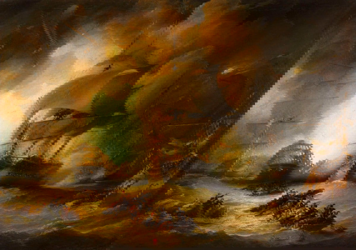 arnald explosion orient painting