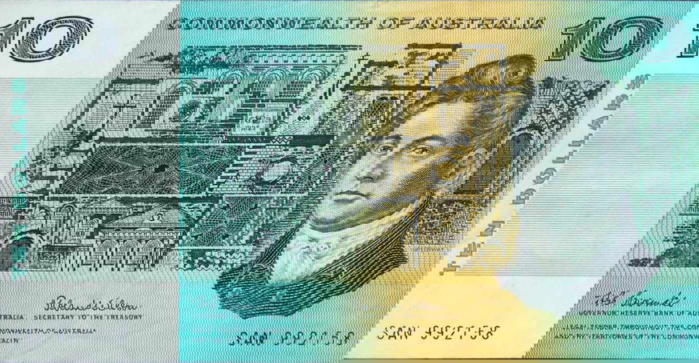 australia currency 10 francis greenway