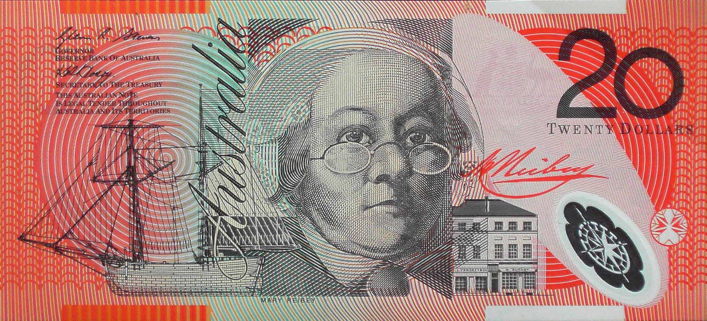 australia currency 20 mary reibey