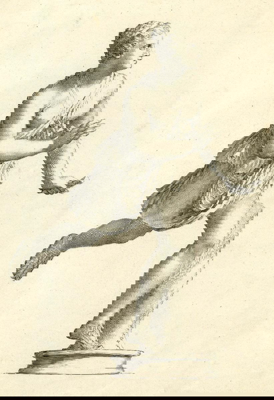 claude mellan engraving atalanta running