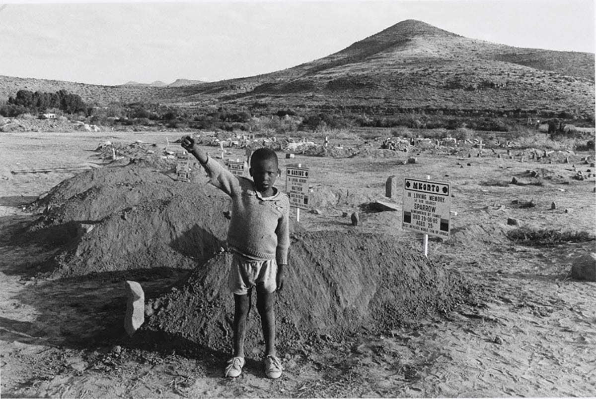 david goldblatt salute graves photograph