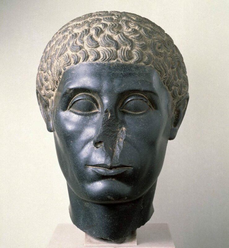 head of an egyptian official ptolemaic
