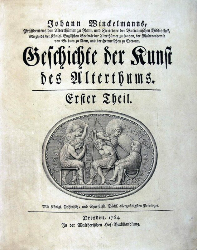 history of ancient art johann joachim winckelmann