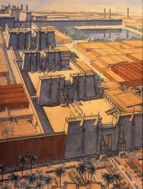 karnak illustration luxor