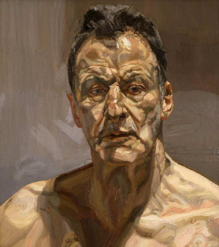 reflection self portrait lucian freud