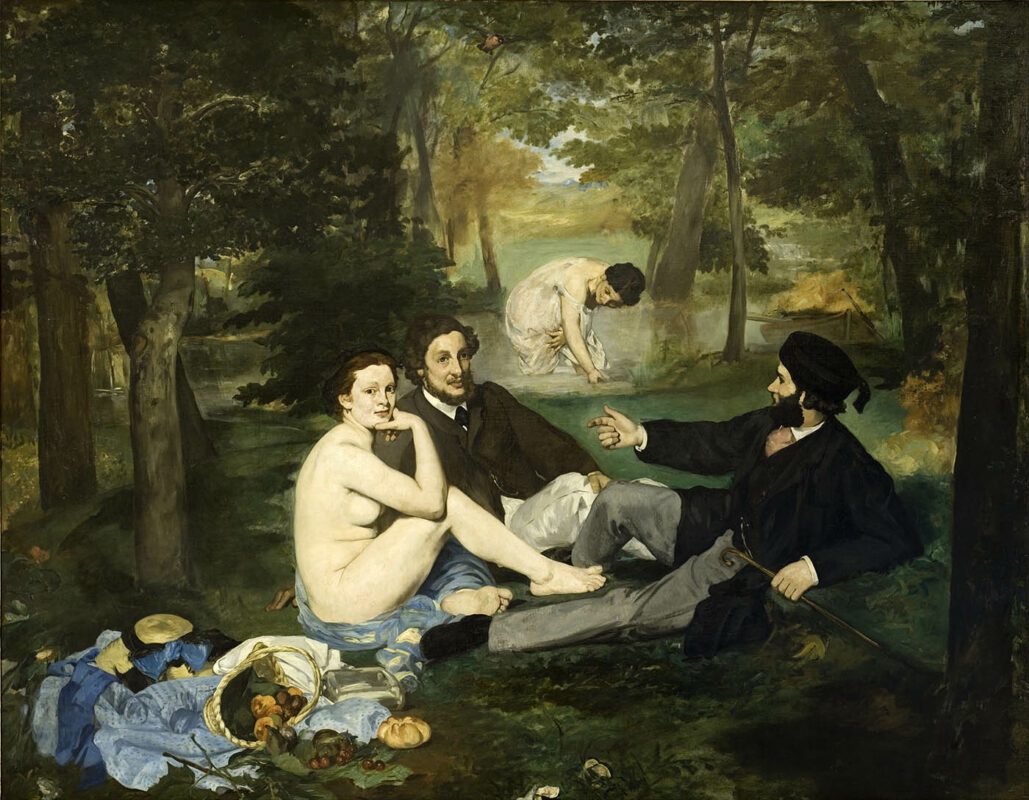 manet luncheon le dejeuner