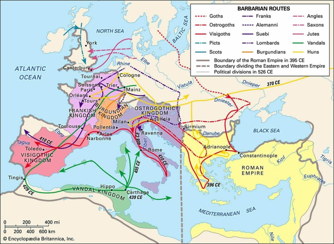 map migration period barbarian invasion