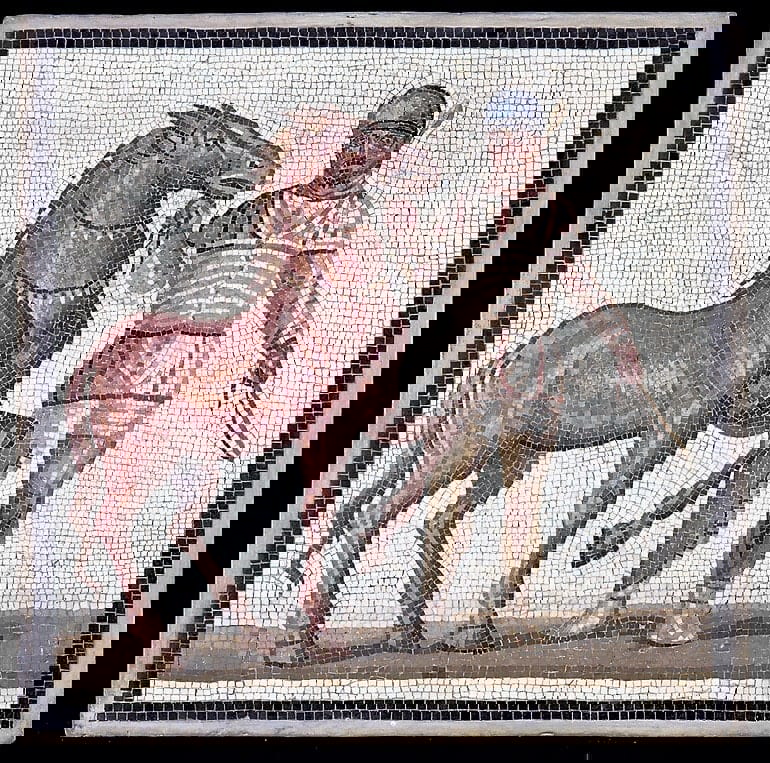 mosaic charioteer