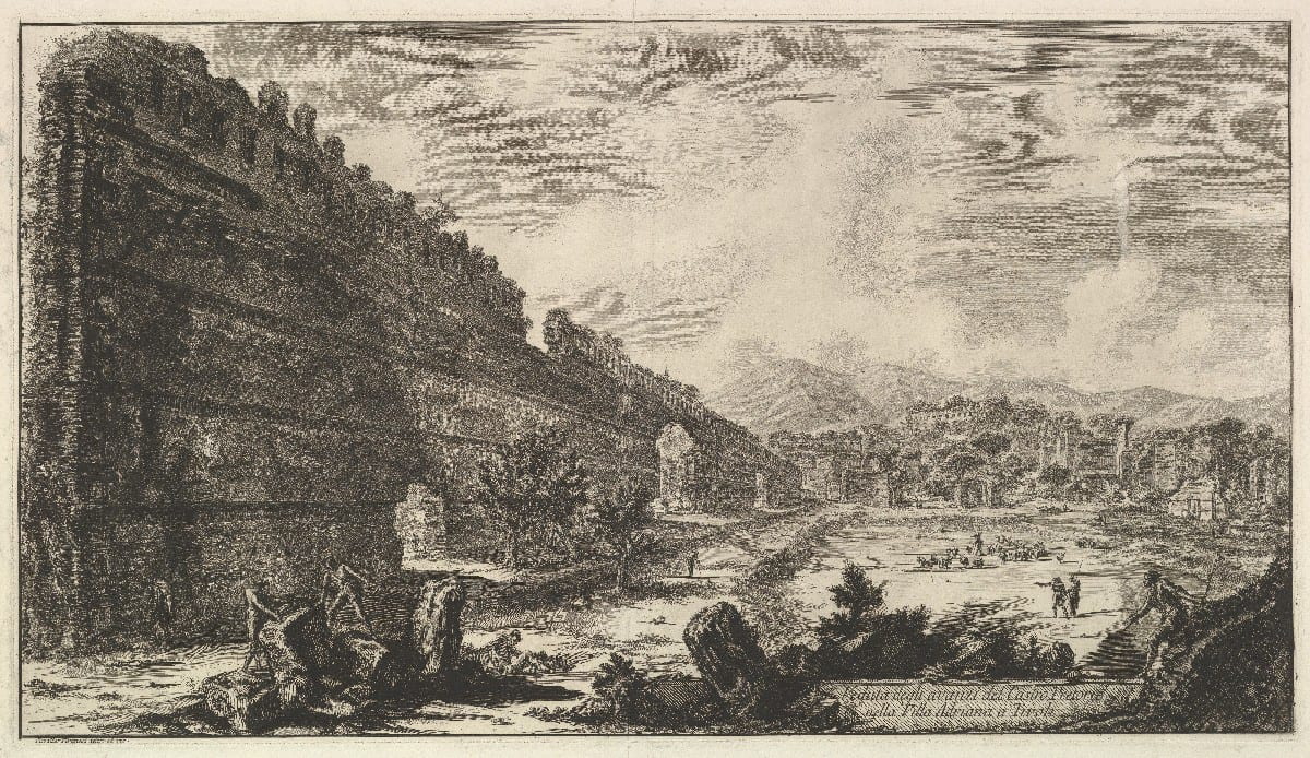 remains of praetorian fort