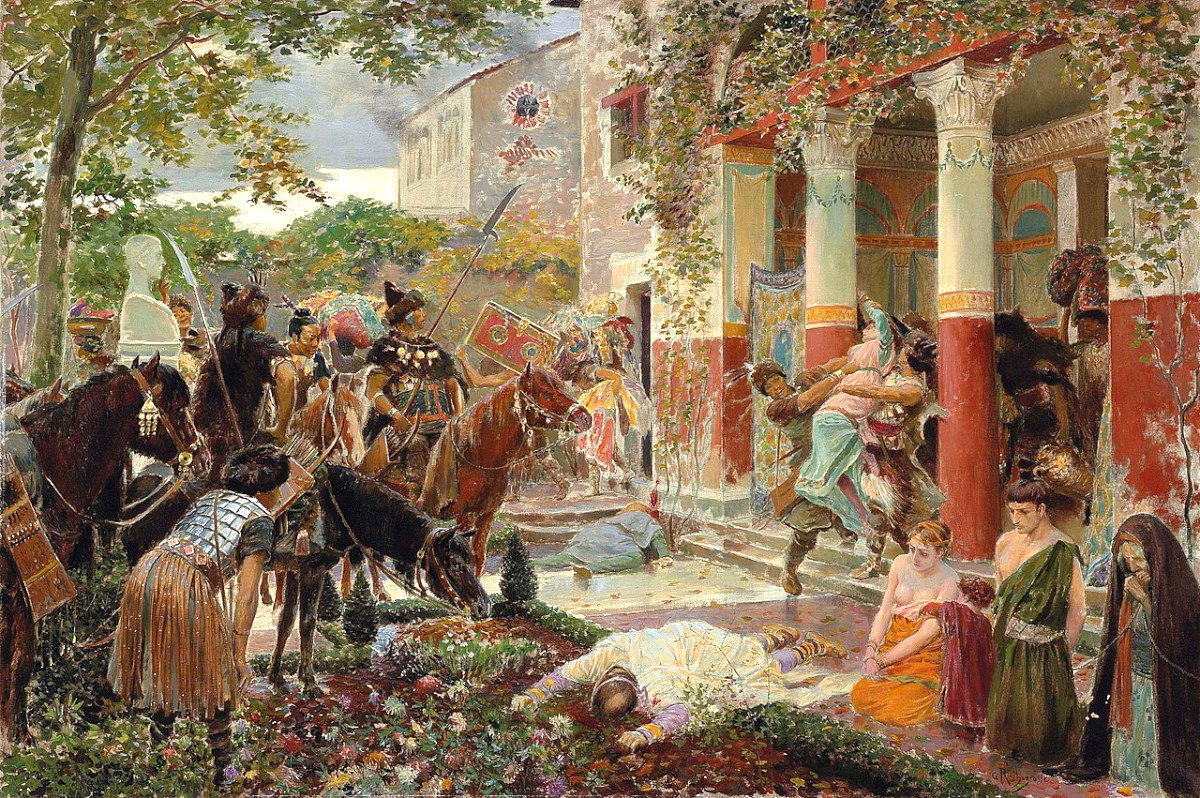 rochegrosse-onslaught-tartars-painting
