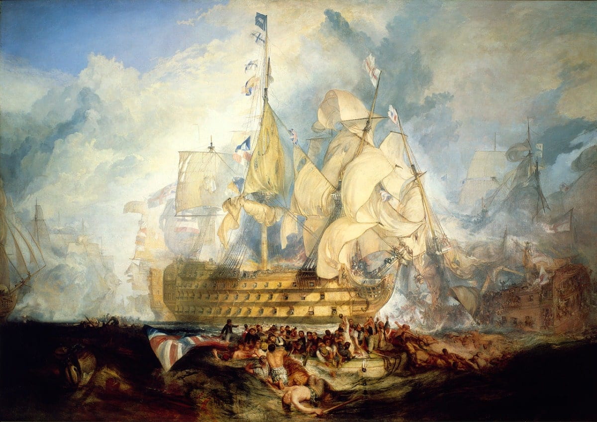turner battle trafalgar painting