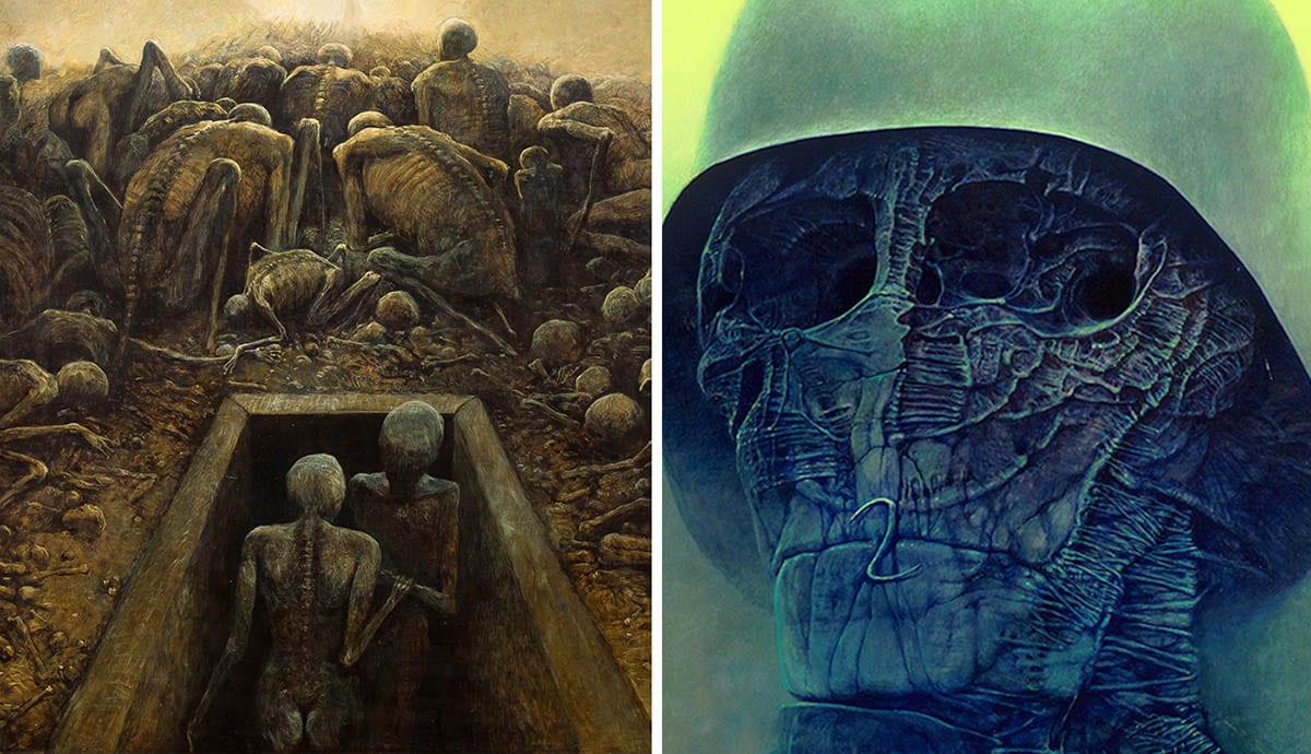 zdislaw beksinski surrealist painter