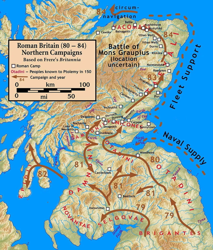 agricola military campaigns caledonia roman britain