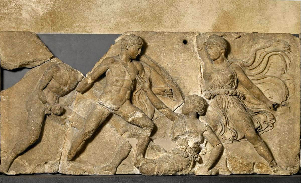 amazonomachy temple apollo frieze