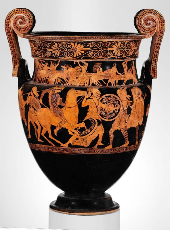 amazonomachy volute krater met museum