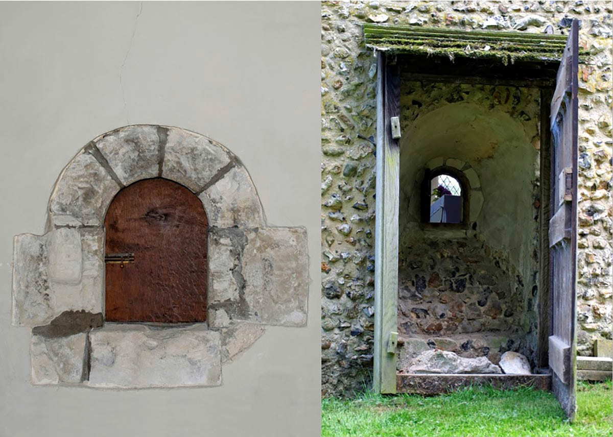 anchorites cell lindsell church essex photograph