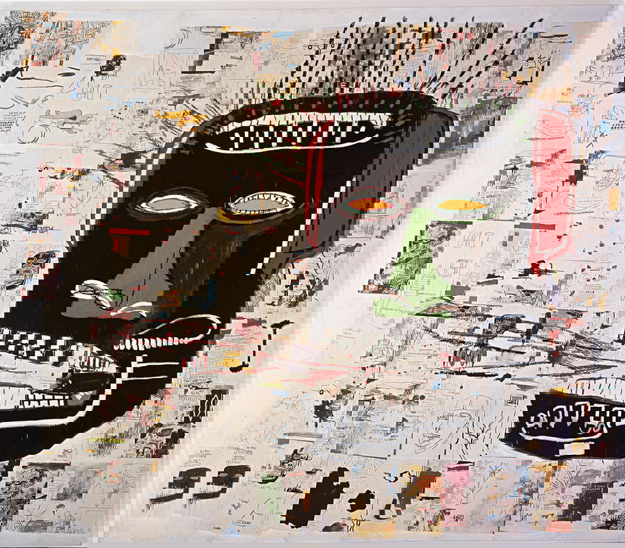 art market basquiat glenn painting