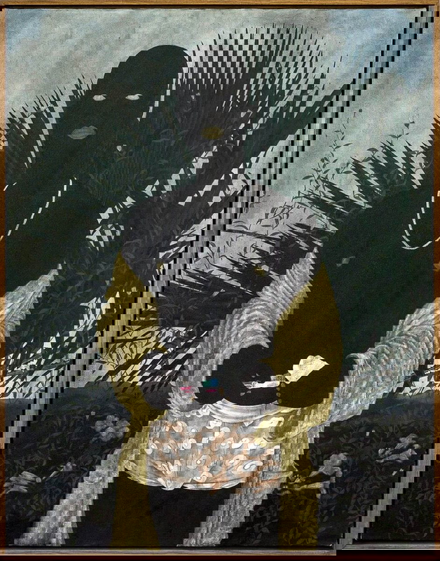 cinga samson two piece 2 figurative painting