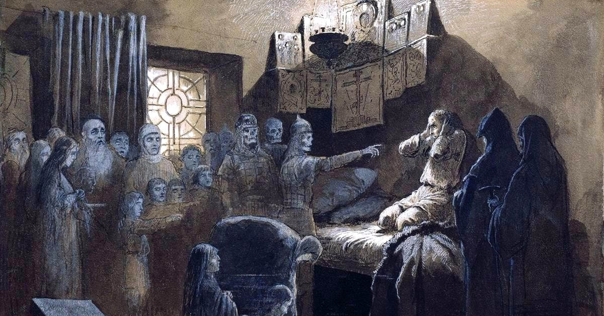 clodt ivan terrible souls victims painting