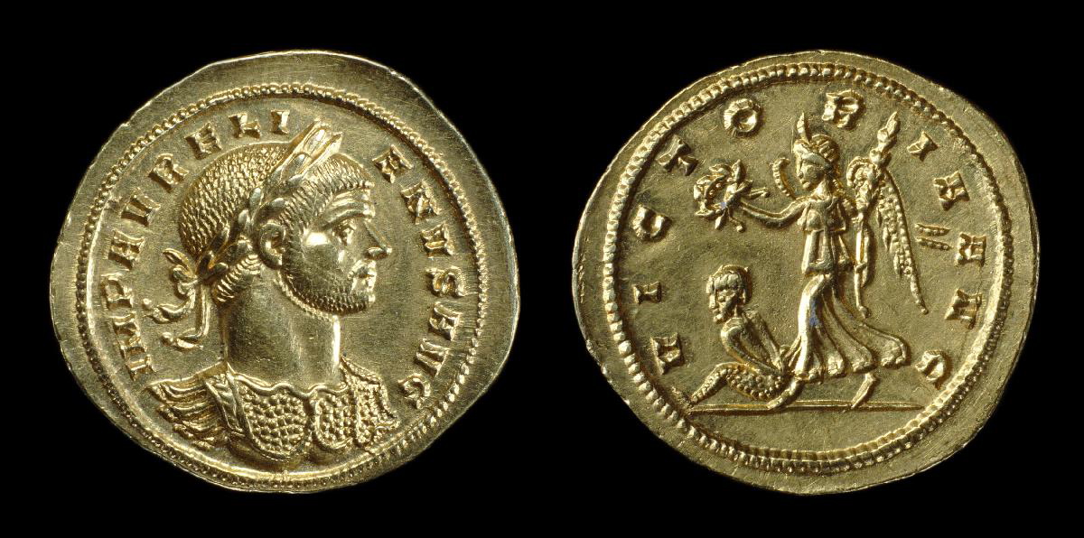 coin aurelian victory