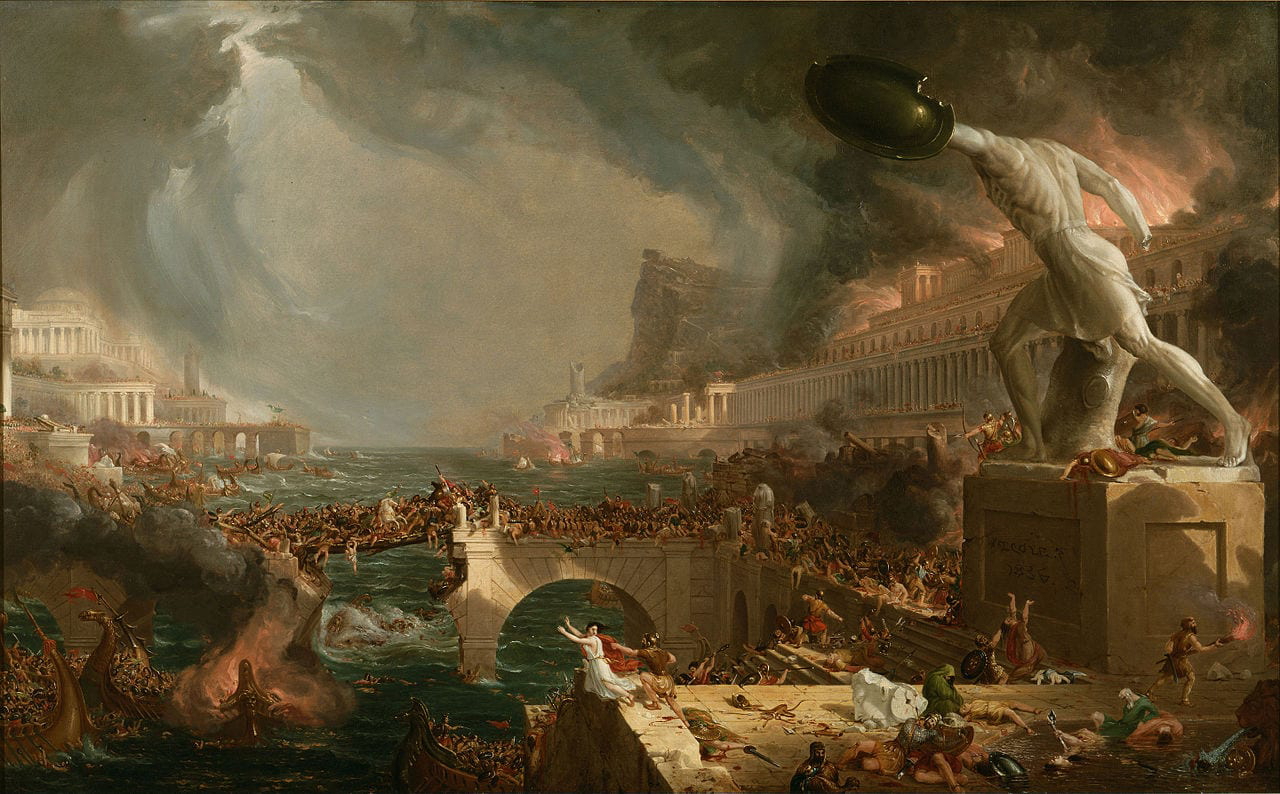 cole thomas the course of empire destruction