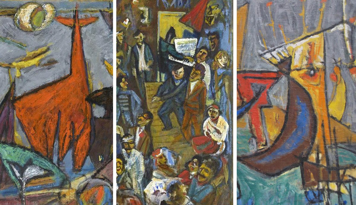 dadaist paintings by marcel janco