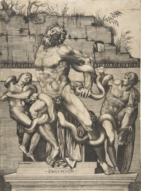 dente-laocoon-and-his-sons-drawing