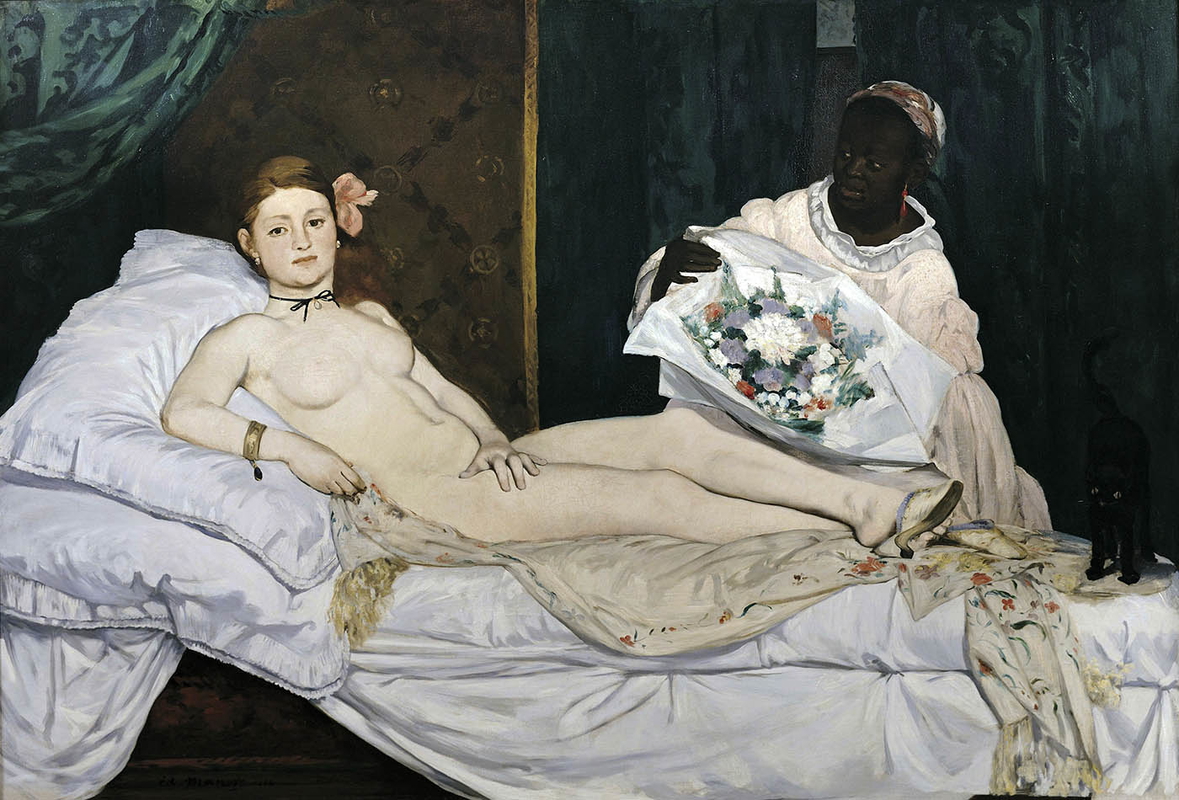 female nudity in art manet olympia painting