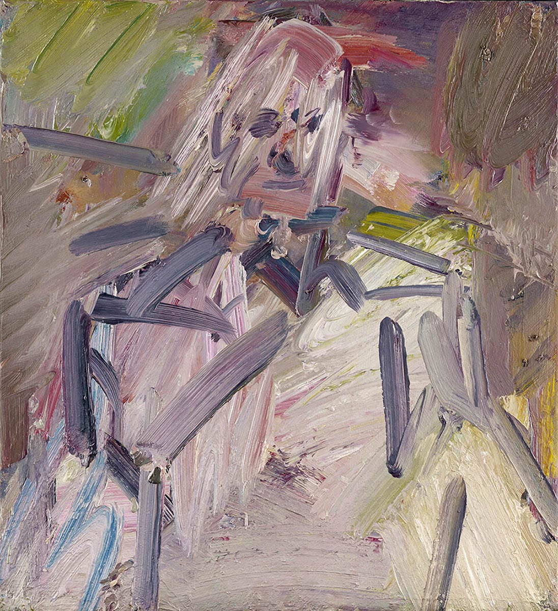 frank auerbach david landau painting