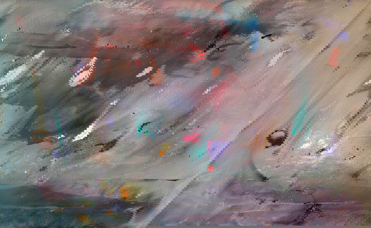 frankenthaler grey fireworks painting