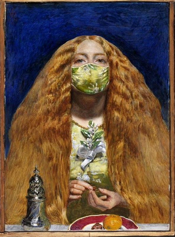 future museums millais bridesmaid painting 2020 version