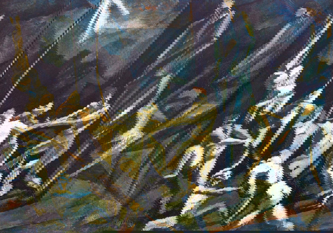 janco romanian inferno dadaist art painting
